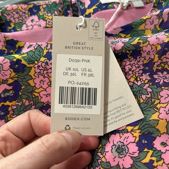 Pretty Floral Pink Dress - Picture 3 of 6